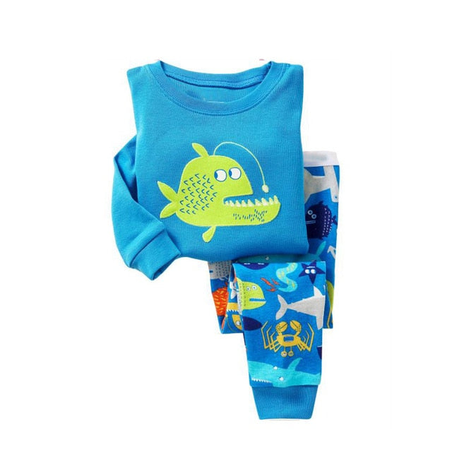 kids pajamas children sleepwear baby pajamas sets boys girls animal pyjamas pijamas cotton nightwear clothes kids clothing