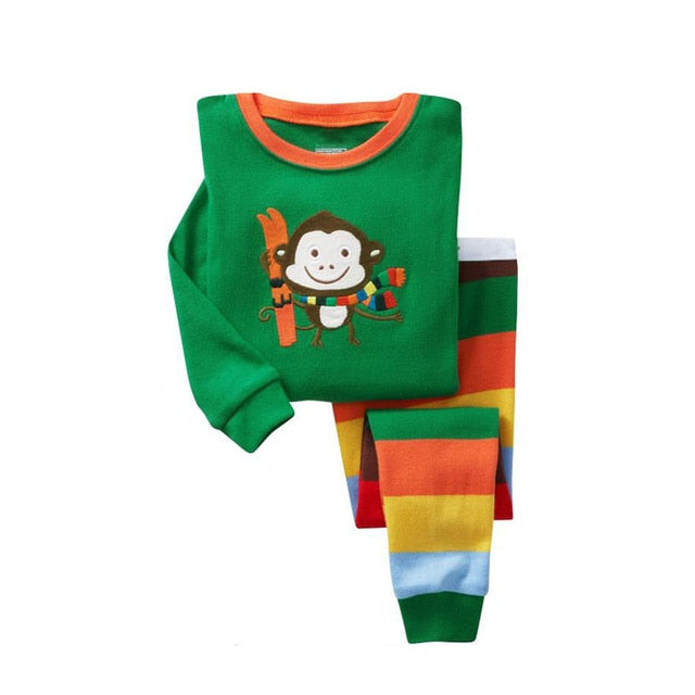 kids pajamas children sleepwear baby pajamas sets boys girls animal pyjamas pijamas cotton nightwear clothes kids clothing