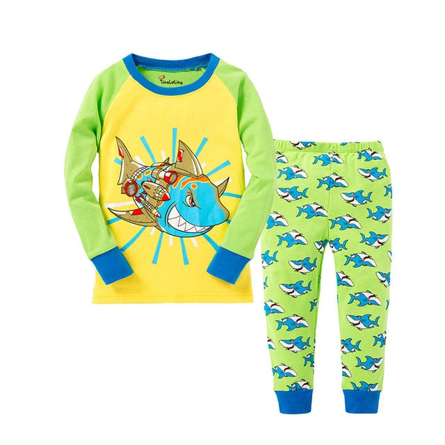 kids pajamas children sleepwear baby pajamas sets boys girls animal pyjamas pijamas cotton nightwear clothes kids clothing