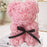 HOT Valentines Day Gift 25cm Red Rose Teddy Bear Rose Flower Artificial Decoration Christmas Gifts Women Valentines Gift