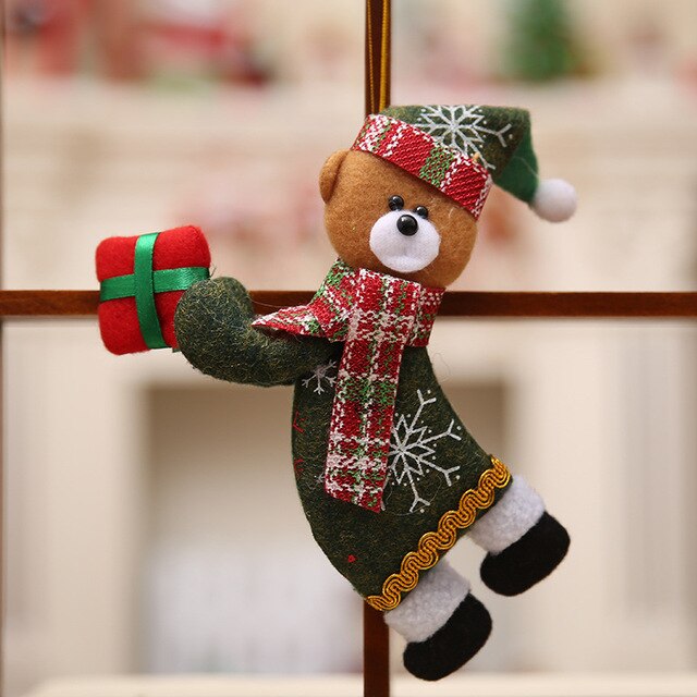 New Year 2020 Santa Claus/Snowman/Elk Doll Xmas Tree Ornaments Noel Christmas Decorations for Home Natal Navidad 2019 Kids Gifts