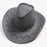 Polyester Cotton Cowboy Hat Women Caps Fashion Unisex Cowgirl Hats Solid Casual Khaki Brown Black Gray Cap Man Hat Cowboy Hats