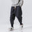 Sincism Store Men Harem Pants Japanese Cargo Cotton Linen Trouser Man Jogger Pants Chinese Baggy Pants