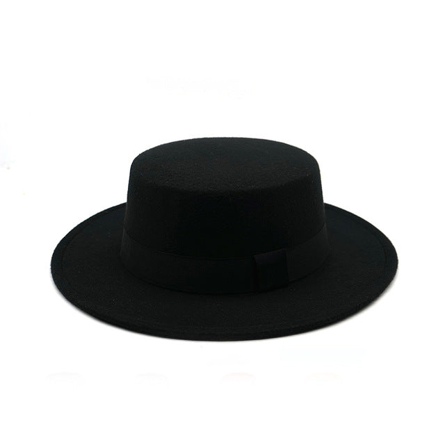 Winter Autumn Imitation Woolen Women Men Ladies Fedoras Top Jazz Hat European American Round Caps Bowler Hats Feminino Gorra