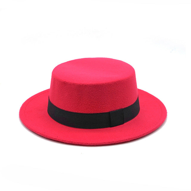 Winter Autumn Imitation Woolen Women Men Ladies Fedoras Top Jazz Hat European American Round Caps Bowler Hats Feminino Gorra