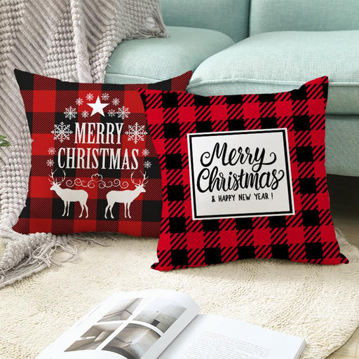 Christmas Pillowcases Merry Christmas Decor for Home Noel Christmas Gifts Navidad 2019 Xmas Cristmas Decor Happy New Year 2020