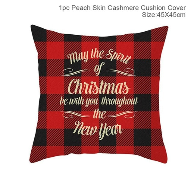 Christmas Pillowcases Merry Christmas Decor for Home Noel Christmas Gifts Navidad 2019 Xmas Cristmas Decor Happy New Year 2020