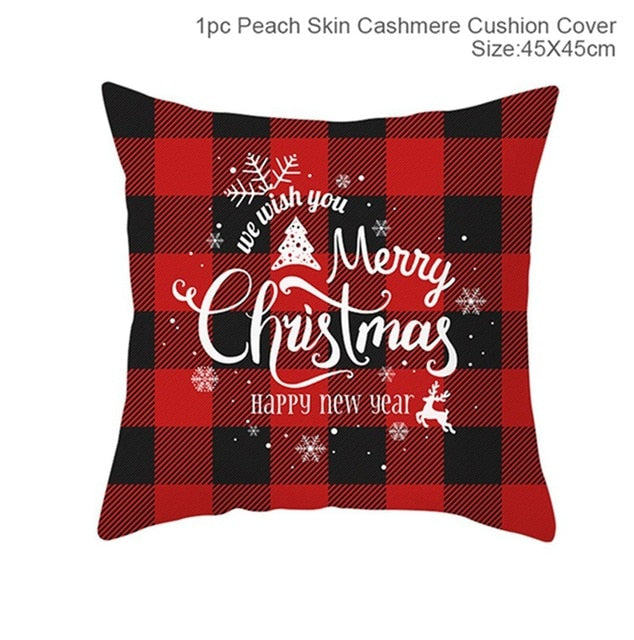 Christmas Pillowcases Merry Christmas Decor for Home Noel Christmas Gifts Navidad 2019 Xmas Cristmas Decor Happy New Year 2020