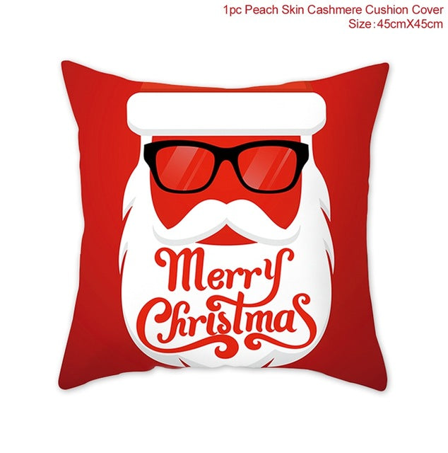 Christmas Pillowcases Merry Christmas Decor for Home Noel Christmas Gifts Navidad 2019 Xmas Cristmas Decor Happy New Year 2020