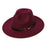 Womens Felt Hat Fedora Winter Wide Brim Hats Autumn Fashion Church Womens Imitation Wool Mens Felt Hat