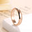 High quality 4mm Wholesale Simple Ring Fashion Rose Gold Ring Men's and Women's Exclusive Couple Wedding Ring