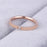 High quality 4mm Wholesale Simple Ring Fashion Rose Gold Ring Men's and Women's Exclusive Couple Wedding Ring