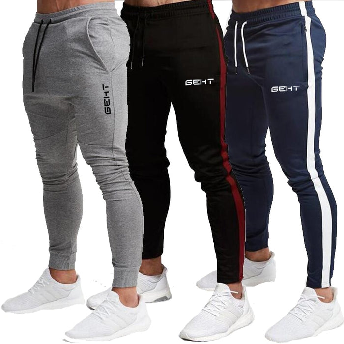 2019 Casual Skinny Pants Mens Joggers Sweatpants  Fitness Workout Brand Track pants New Autumn Male Fashion  Trousers