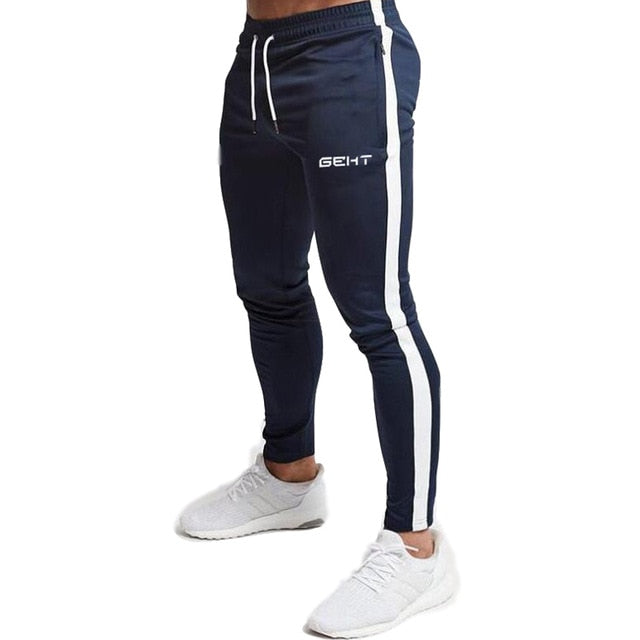 2019 Casual Skinny Pants Mens Joggers Sweatpants  Fitness Workout Brand Track pants New Autumn Male Fashion  Trousers