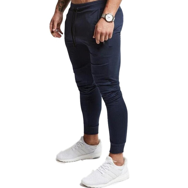 2019 Casual Skinny Pants Mens Joggers Sweatpants  Fitness Workout Brand Track pants New Autumn Male Fashion  Trousers