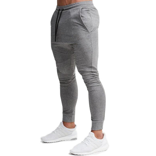 2019 Casual Skinny Pants Mens Joggers Sweatpants  Fitness Workout Brand Track pants New Autumn Male Fashion  Trousers