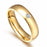 Vnox Gold Color Wedding Bands Ring for Women Men Jewelry Stainless Steel Engagement Ring Couple Anniversary Gift