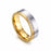 Vnox Gold Color Wedding Bands Ring for Women Men Jewelry Stainless Steel Engagement Ring Couple Anniversary Gift