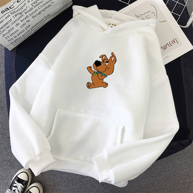 Winter Women's Hoodies Full Sleeve Hoodie Cute Dog Print Sweatshirt  Kawaii Hoodies Women Hoody Female Itself Sudaderas Mujer