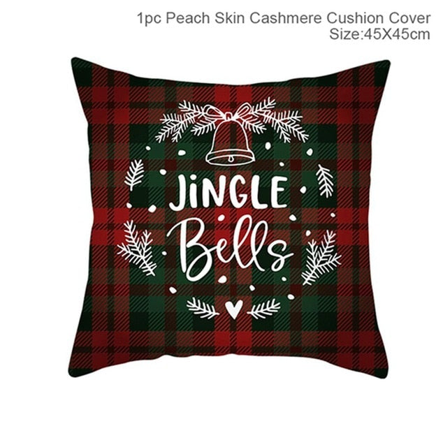 Christmas Pillowcases Merry Christmas Decor for Home Noel Christmas Gifts Navidad 2019 Xmas Cristmas Decor Happy New Year 2020