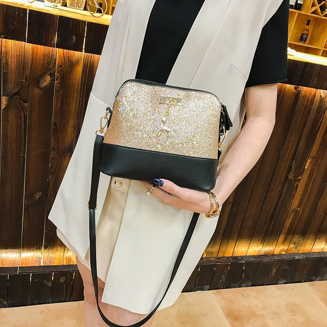 Shoulder Bags for Women 2019 Fashion Mini Bag with Deer Toy Shell Shape Small Messenger Crossbody Bag Ladies Zipper HandBags