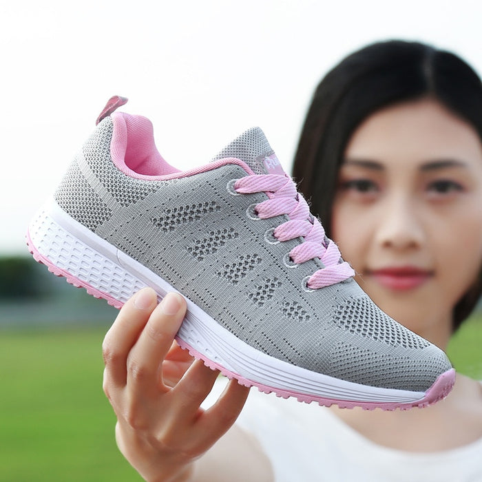 Women Casual Sneakers Fashionable Vulcanize Shoes Platform Spring Running Sport Sneakers Breathable Tennis Air Large Size Shoes