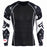 Men's Thermal Underwear Set Long Sleeve Fitness Tights Sportswear Compression Elastic Track and Field Running Wear