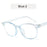 KOTTDO Retro Reading Mens Glasses Frame Fashion Computer Eyeglasses Frame for Men Anti-blue Light Transparent Pink Plastic Frame