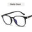 KOTTDO Retro Reading Mens Glasses Frame Fashion Computer Eyeglasses Frame for Men Anti-blue Light Transparent Pink Plastic Frame