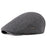 Fibonacci Fashion Men's Newsboy Caps Knitting Plus Velvet Beret Hats for Men Autumn Winter Flat Dad Hat