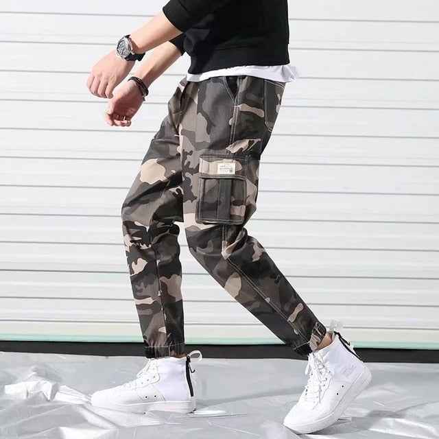 2020 Hot Sale Men Hip Hop Patchwork Sweatpants Joggers trousers Casual Drawstring Sportwear Pants Male hiphop personality pants