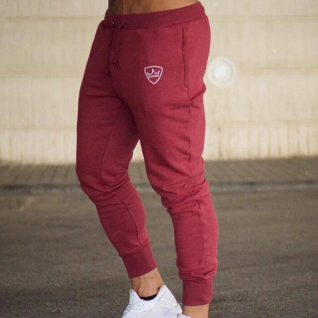 2019 Casual Skinny Pants Mens Joggers Sweatpants  Fitness Workout Brand Track pants New Autumn Male Fashion  Trousers