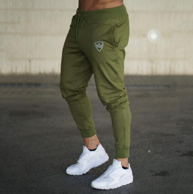 2019 Casual Skinny Pants Mens Joggers Sweatpants  Fitness Workout Brand Track pants New Autumn Male Fashion  Trousers