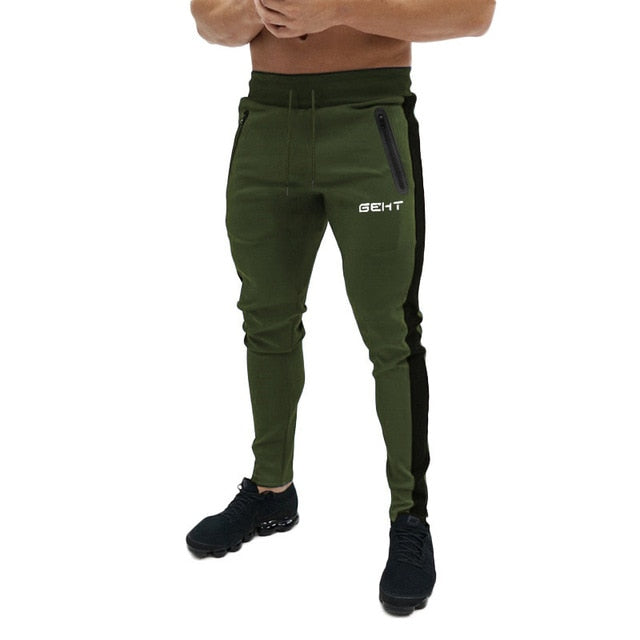 2019 Casual Skinny Pants Mens Joggers Sweatpants  Fitness Workout Brand Track pants New Autumn Male Fashion  Trousers