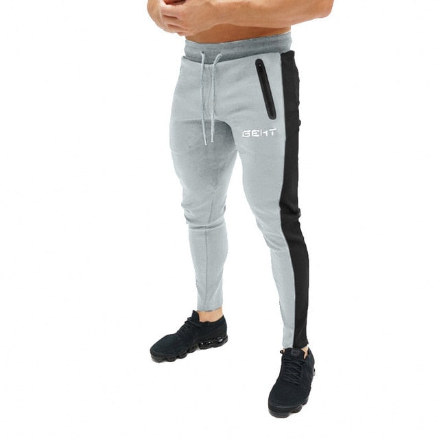 2019 Casual Skinny Pants Mens Joggers Sweatpants  Fitness Workout Brand Track pants New Autumn Male Fashion  Trousers