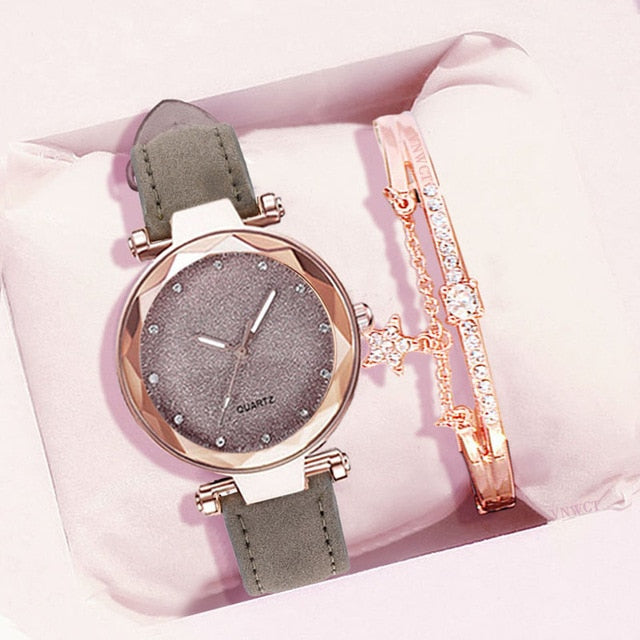 Loved one's Romantic Starry Sky Wrist Watch bracelet