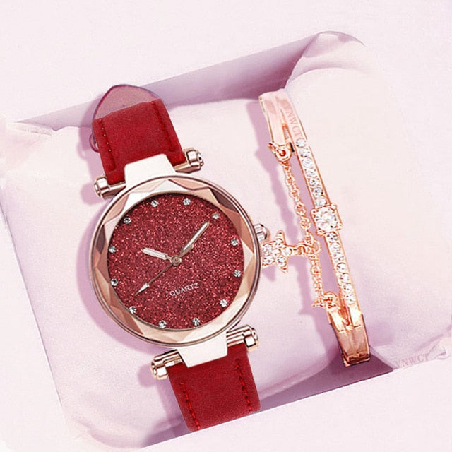 Loved one's Romantic Starry Sky Wrist Watch bracelet