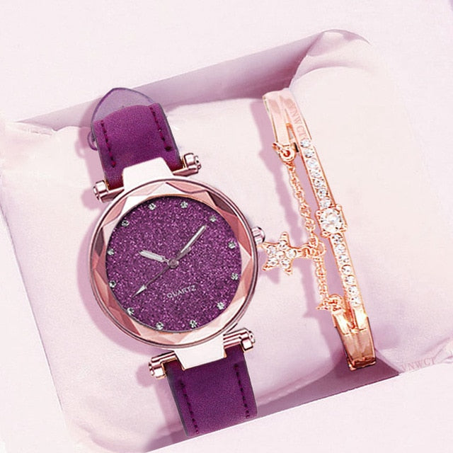 Loved one's Romantic Starry Sky Wrist Watch bracelet