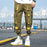 2020 Hip Hop Boy Multi-pocket Elastic Waist Design Harem cargo Pant Men Streetwear Punk Cargo Trousers Jogger Male Dancing Black Pant