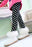 Casual Winter girls Pants leggings Warm Cartoon Heart Cat trousers Children Pants