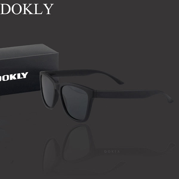 Dokly Real Polaroized Sunglasses Men and women polarized sunglasses Square Sun Glasses eyewear Oculos De Sol