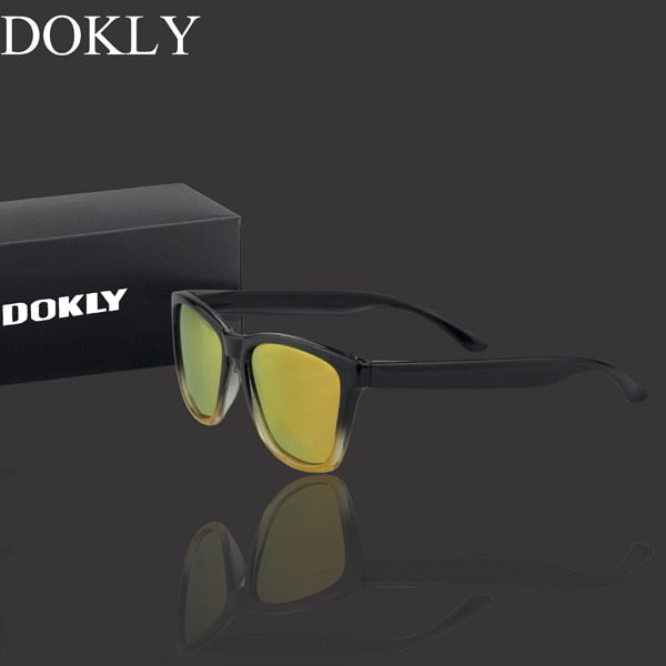 Dokly Real Polaroized Sunglasses Men and women polarized sunglasses Square Sun Glasses eyewear Oculos De Sol