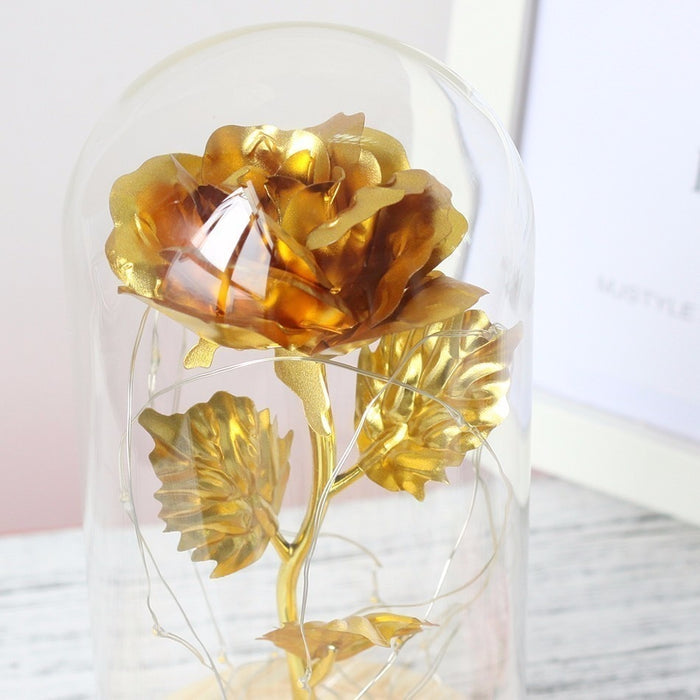 Medium Beauty and the Beast rose, Rose in glass dome, forever rose, red rose,special romantic gift Valentines Day Gift