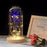 Medium Beauty and the Beast rose, Rose in glass dome, forever rose, red rose,special romantic gift Valentines Day Gift