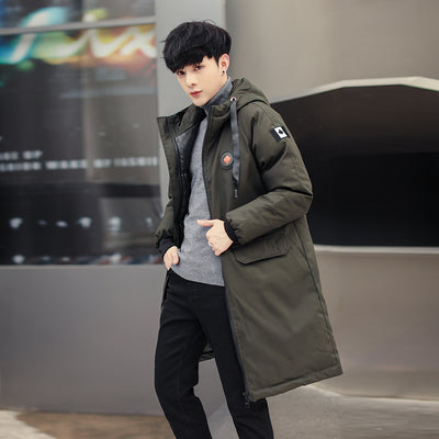 long parkas winter jacket men 2018 New warm Windproof Casual Outerwear Padded Cotton Coat Big Pockets High Quality Parkas Men