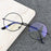 Vintage Round Metal Frame  Personality College Style Clear Lens Eye Glasses Frames blue-light eye protection mobile phone game