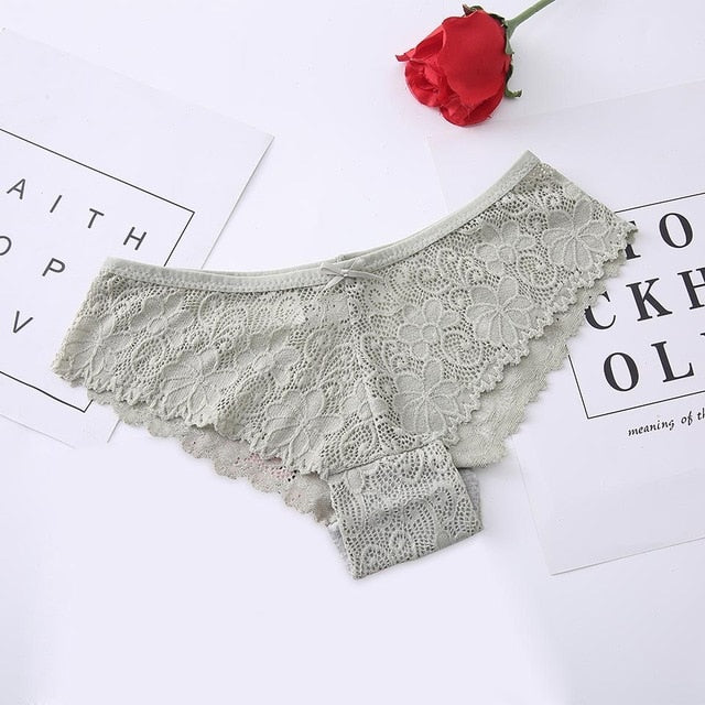 Sexy Lace Panties For Women Underwear Fashion Cozy Lingerie Breath-able Briefs Cotton low-Rise Panties Female Underwear Lady New