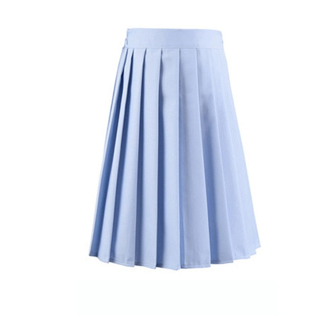 2019 Women Summer high waist pleated plaid skirt Female Anime Short Skirts plisowana spodnica saia curta jupe plissee femme