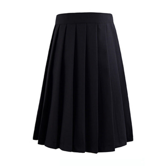 2019 Women Summer high waist pleated plaid skirt Female Anime Short Skirts plisowana spodnica saia curta jupe plissee femme