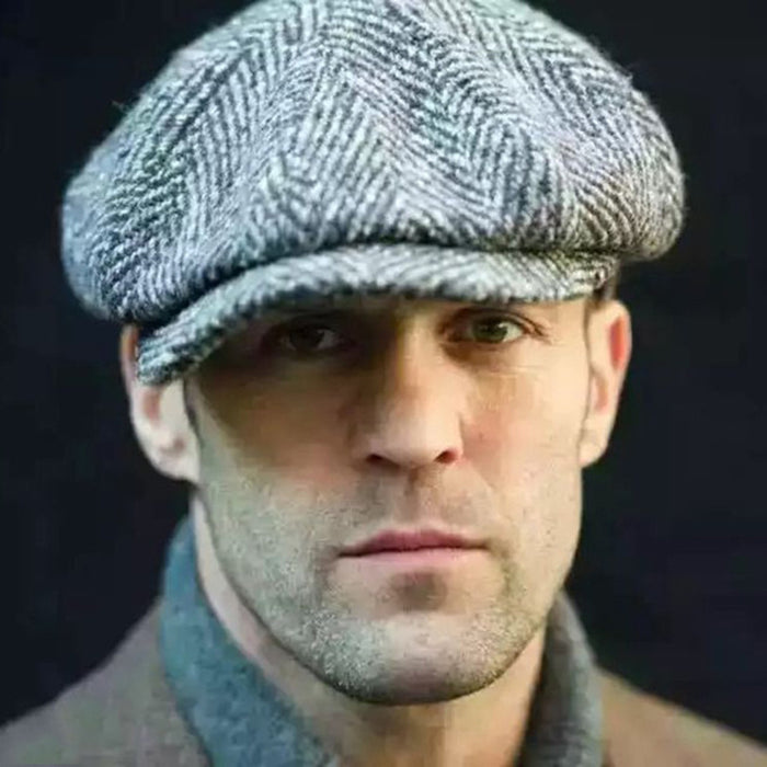 Men British Style Octagonal Hats Winter Wool Hat Gatsby Cap Ivy Hat Golf Driving Autumn Women Cotton Flat Cabbie Newsboy Caps